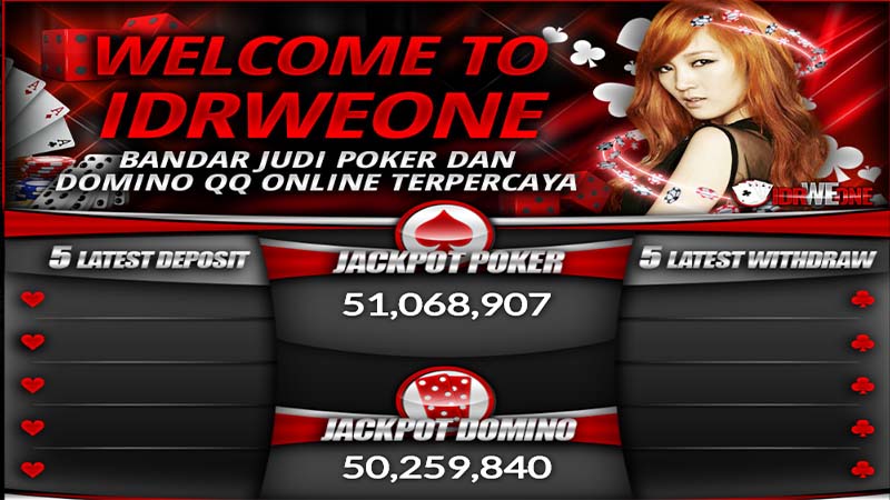 Idrweone Situs Agen Judi Poker Online, BandarQ, Domino 99 Terpercaya